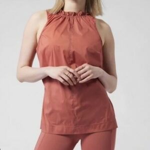 Athleta NWT Levitate Tank In Terra Cotta Orange Size Large
